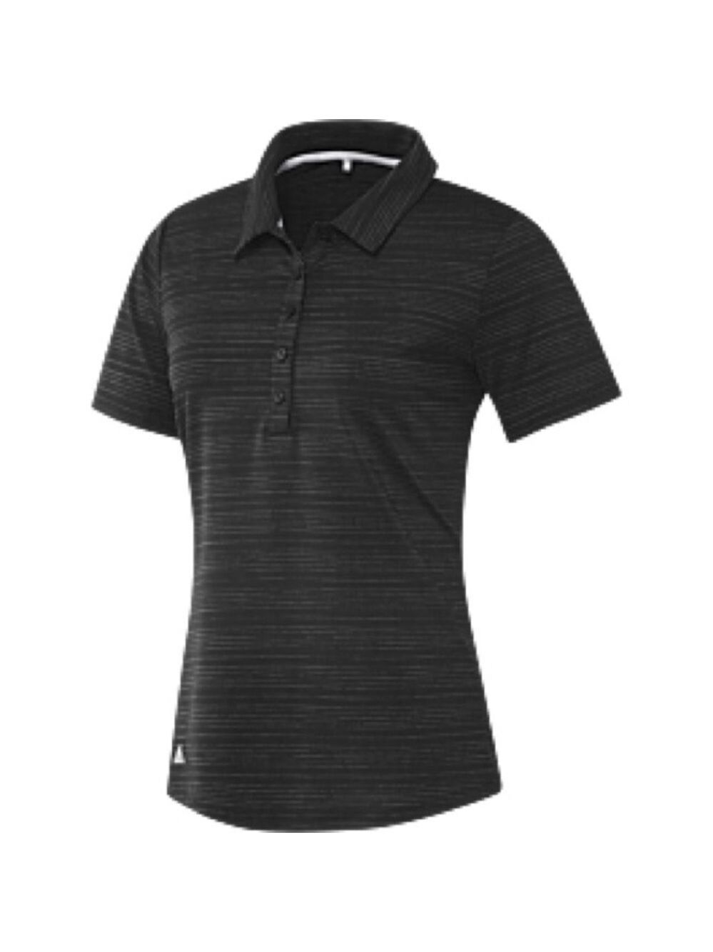 ADIDAS black white microdot short sleeve golf polo shirt Sz XS NWT